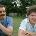 Brian 'Blue Flame' and Glenn, On the Beach Again and the CB Gang at the Pub, Barton on Sea and Hordle, Hampshire - 25th July 1986