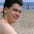 Jon gives it the Hairy Eyeball, On the Beach Again and the CB Gang at the Pub, Barton on Sea and Hordle, Hampshire - 25th July 1986