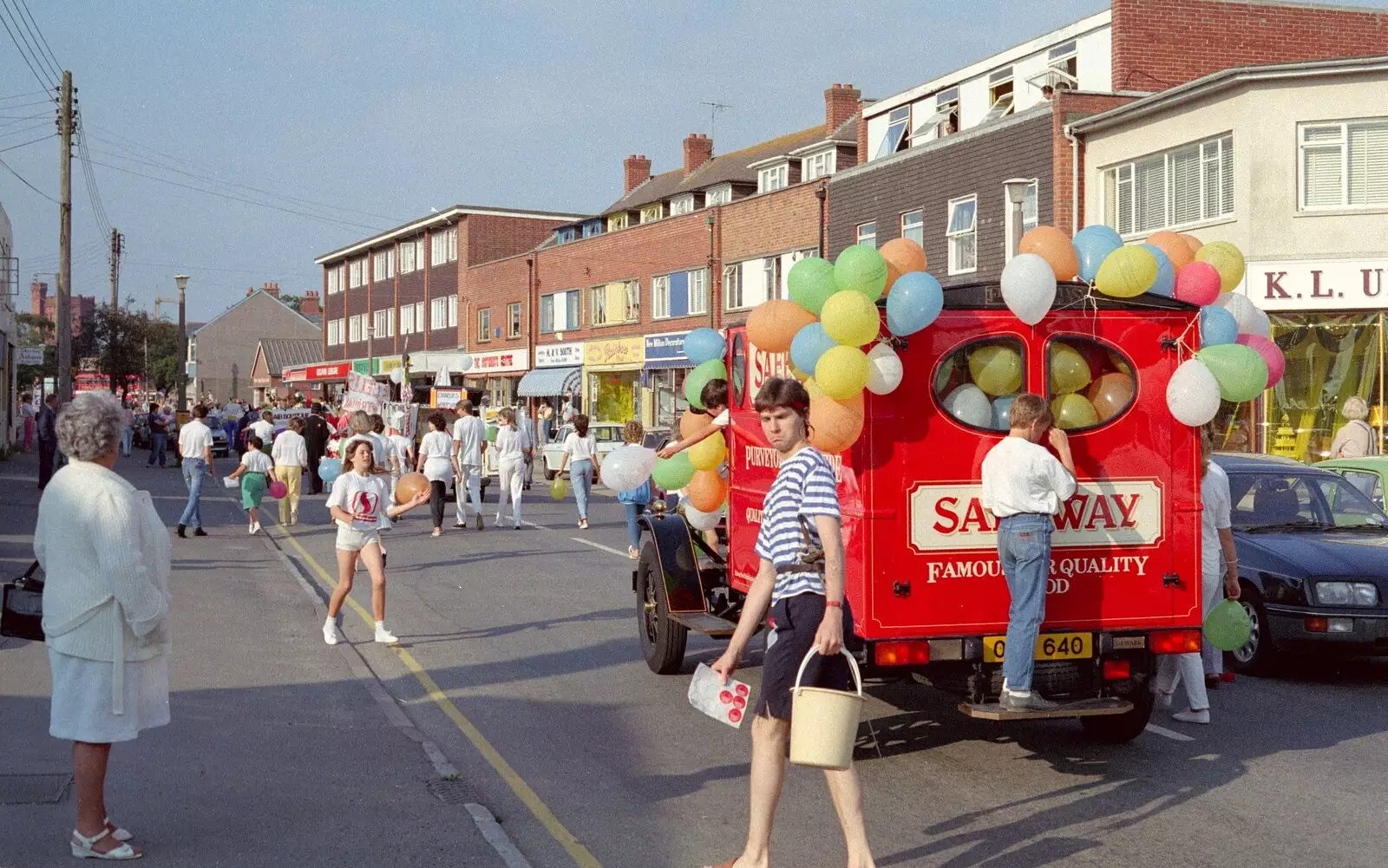 Sean on Old Milton Road, from Sean and the New Milton Carnival, Hampshire - 1st August 1986