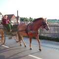Another horse and trap trots over the bridge, Sean and the New Milton Carnival, Hampshire - 1st August 1986