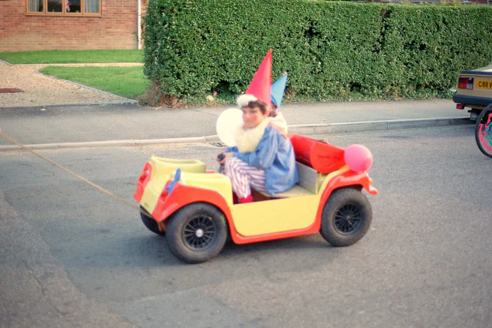 A Noddy car, from Sean and the New Milton Carnival, Hampshire - 1st August 1986