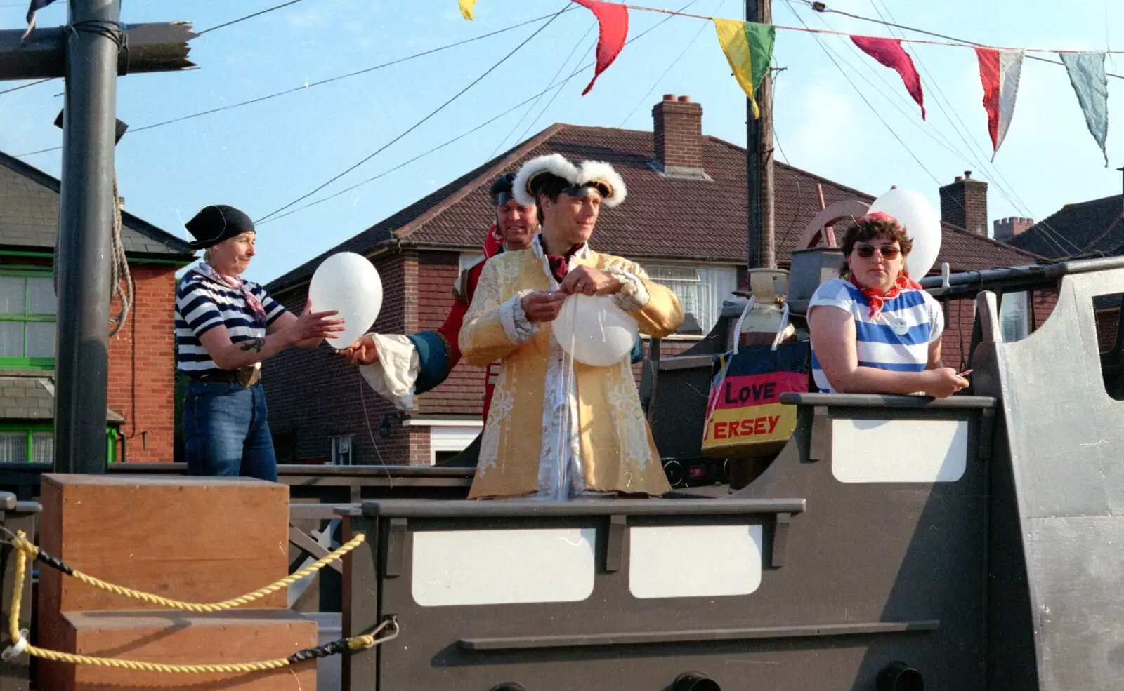 The McCarthy and Stone float again, from Sean and the New Milton Carnival, Hampshire - 1st August 1986