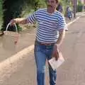 More buckets and stripey tops, Sean and the New Milton Carnival, Hampshire - 1st August 1986