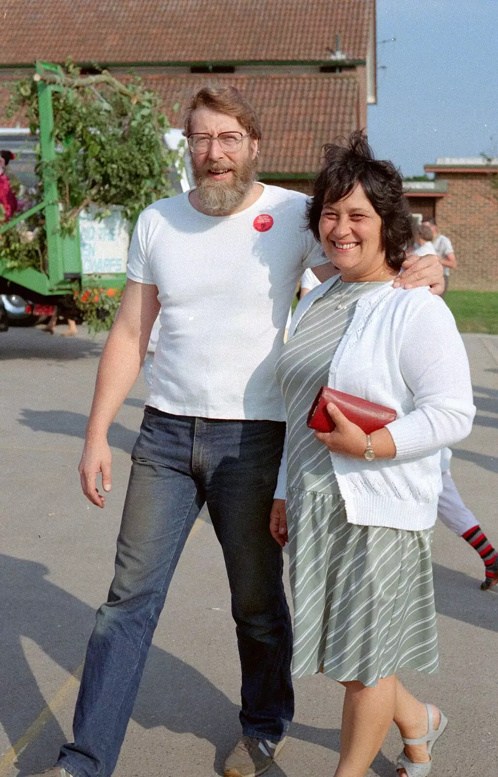 Pete and Pauline from the CB Radio gang, from Sean and the New Milton Carnival, Hampshire - 1st August 1986