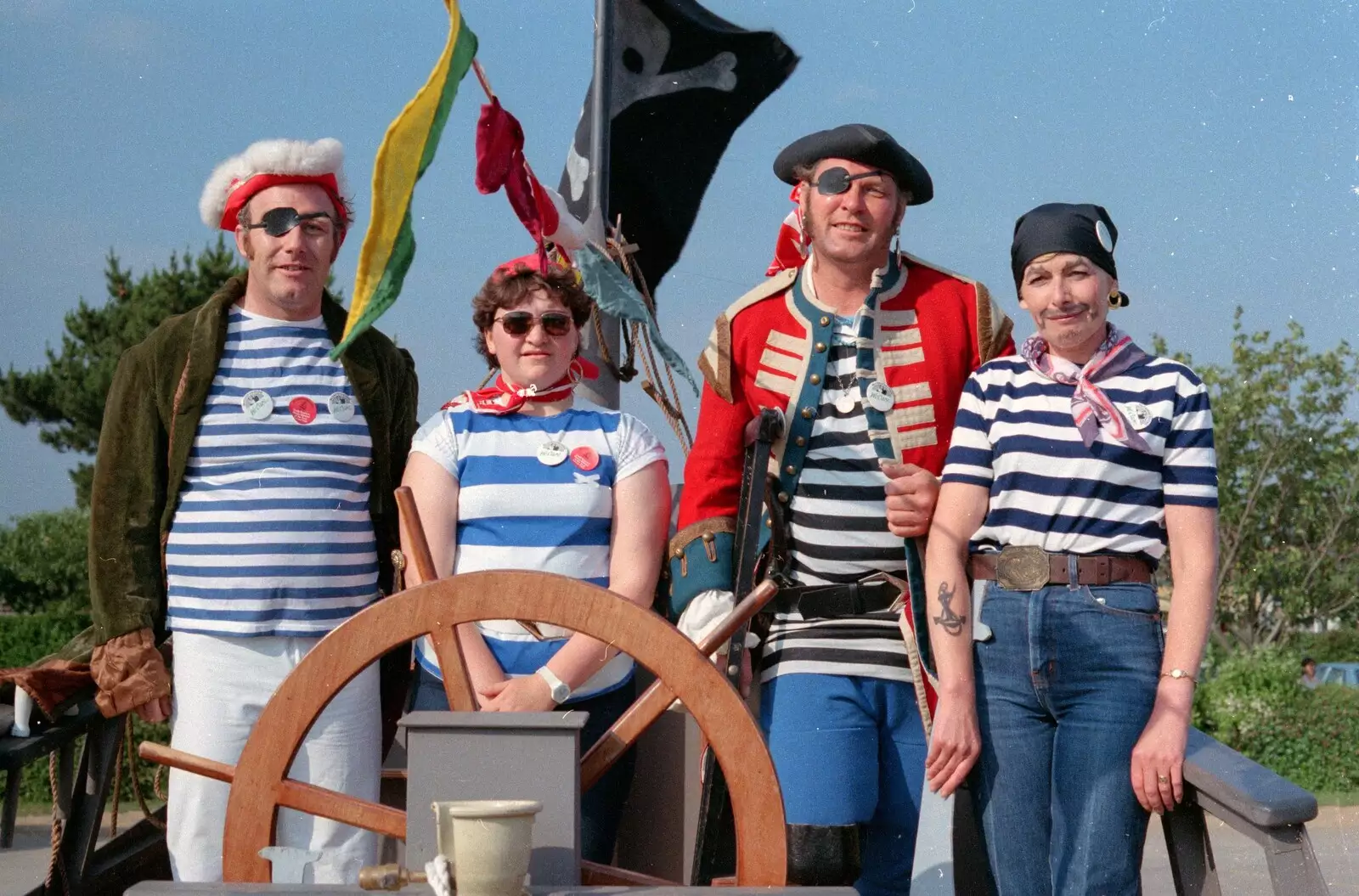 The McStone's crew, from Sean and the New Milton Carnival, Hampshire - 1st August 1986