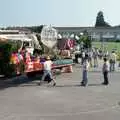 The junior school car park, Sean and the New Milton Carnival, Hampshire - 1st August 1986