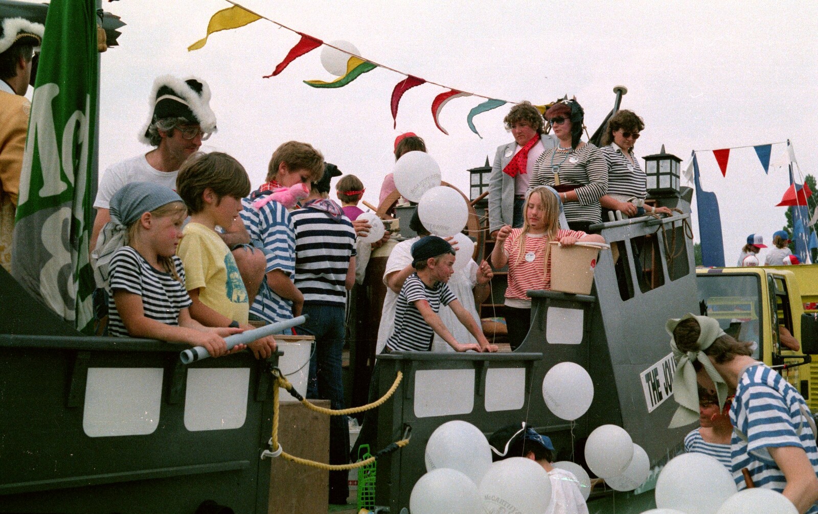 The Jolly Mac float from McCarthy and Stone and the Bournemouth Carnival, Dorset - 8th August 1986
