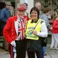 Local legend Ken Baily, and CB Pauline, The New Forest Marathon, New Milton, Hampshire - 14th September 1986