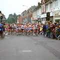 The start of the race, The New Forest Marathon, New Milton, Hampshire - 14th September 1986