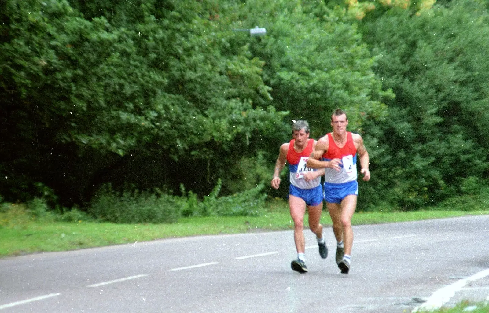 More marathon running, from The New Forest Marathon, New Milton, Hampshire - 14th September 1986