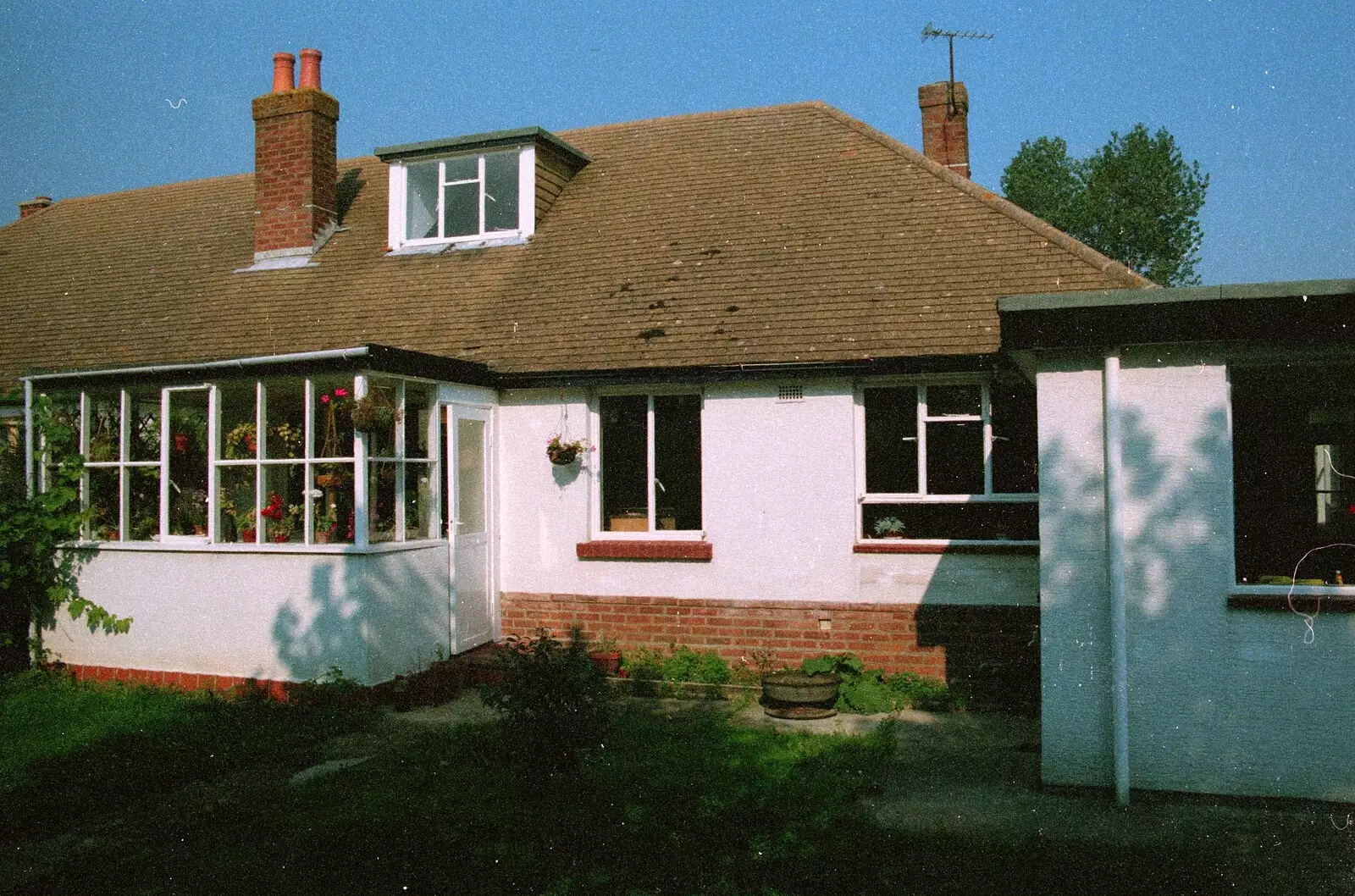 The back of Bracken Way, from Bracken Way, Walkford, Dorset - 15th September 1986