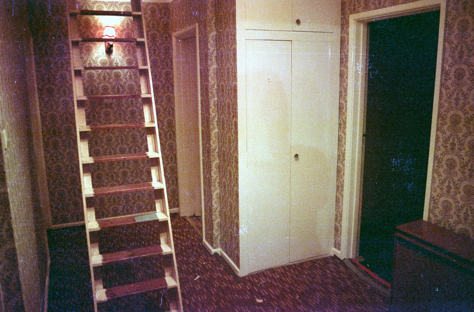 The almost-stepladder to the attic room from Bracken Way, Walkford, Dorset - 15th September 1986
