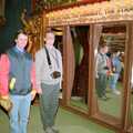 Riki and Chris in the hall of mirrors, Uni: Back at Poly and a Trip to Cheddar Gorge, Somerset and Plymouth - 2nd October 1986