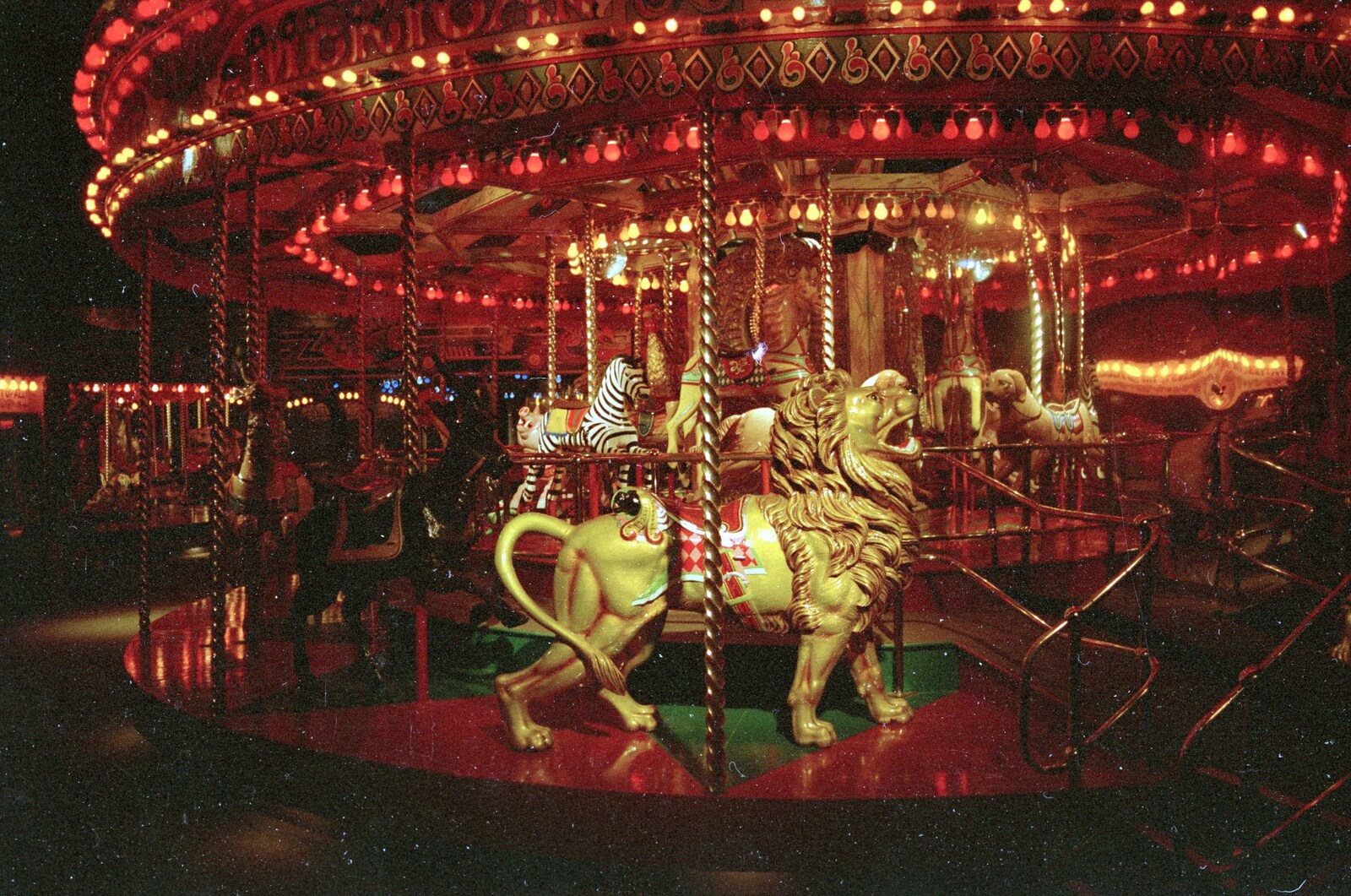 A Victorian carousel from Uni: Back at Poly and a Trip to Cheddar Gorge, Somerset and Plymouth - 2nd October 1986