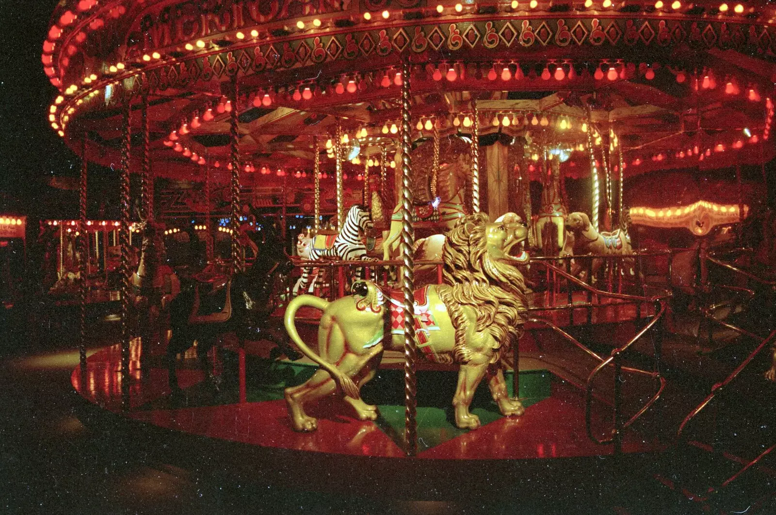 A Victorian carousel, from Uni: Back at Poly and a Trip to Cheddar Gorge, Somerset and Plymouth - 2nd October 1986