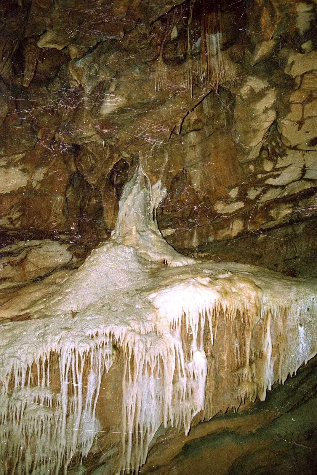 Stalagmites, from Uni: Back at Poly and a Trip to Cheddar Gorge, Somerset and Plymouth - 2nd October 1986