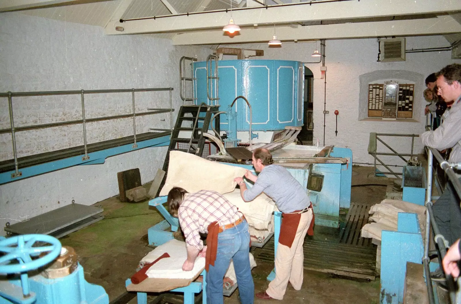 Hand-making paper, from Uni: Back at Poly and a Trip to Cheddar Gorge, Somerset and Plymouth - 2nd October 1986