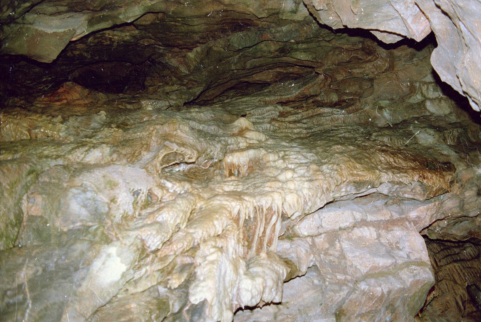 Another cave view from Uni: Back at Poly and a Trip to Cheddar Gorge, Somerset and Plymouth - 2nd October 1986