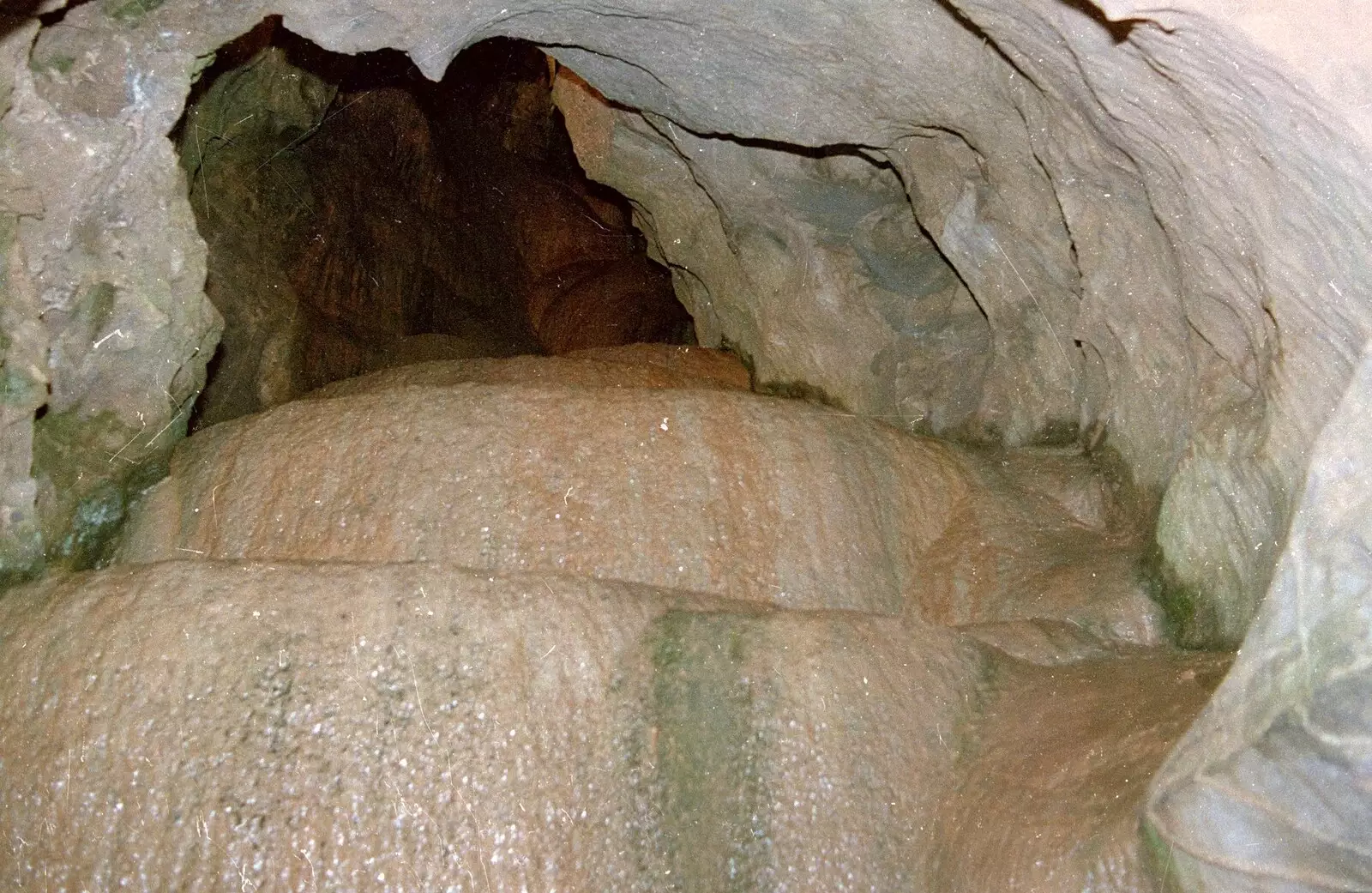 A big pillow of deposits, from Uni: Back at Poly and a Trip to Cheddar Gorge, Somerset and Plymouth - 2nd October 1986