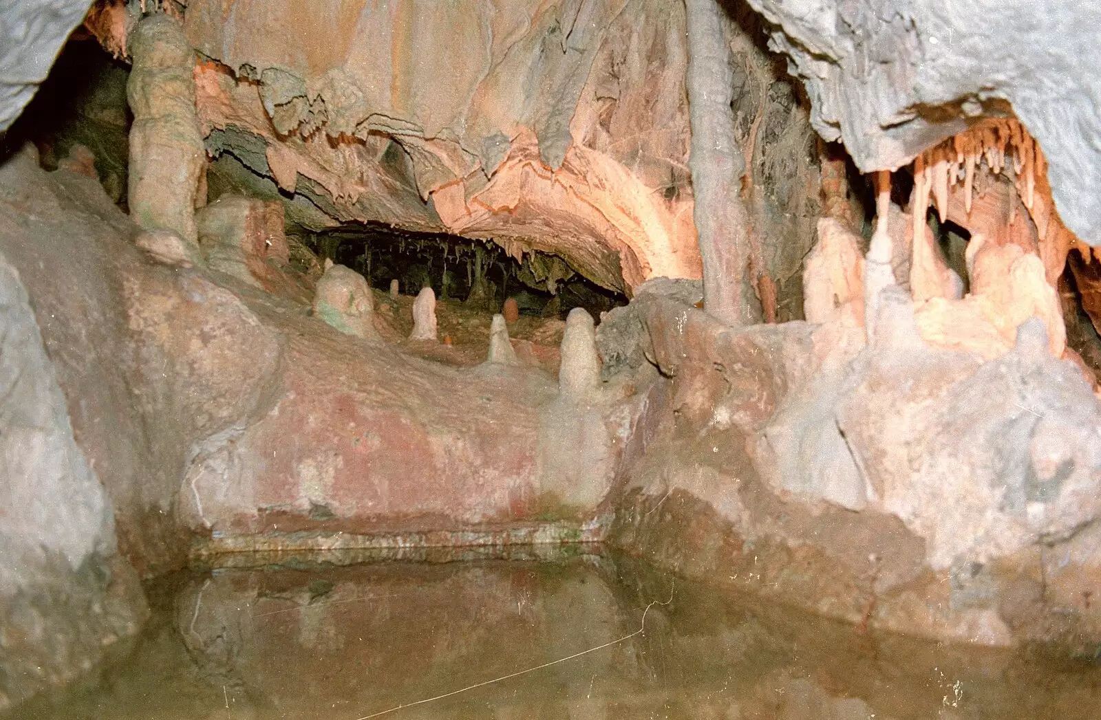 Stalagmites and joined-up columns, from Uni: Back at Poly and a Trip to Cheddar Gorge, Somerset and Plymouth - 2nd October 1986