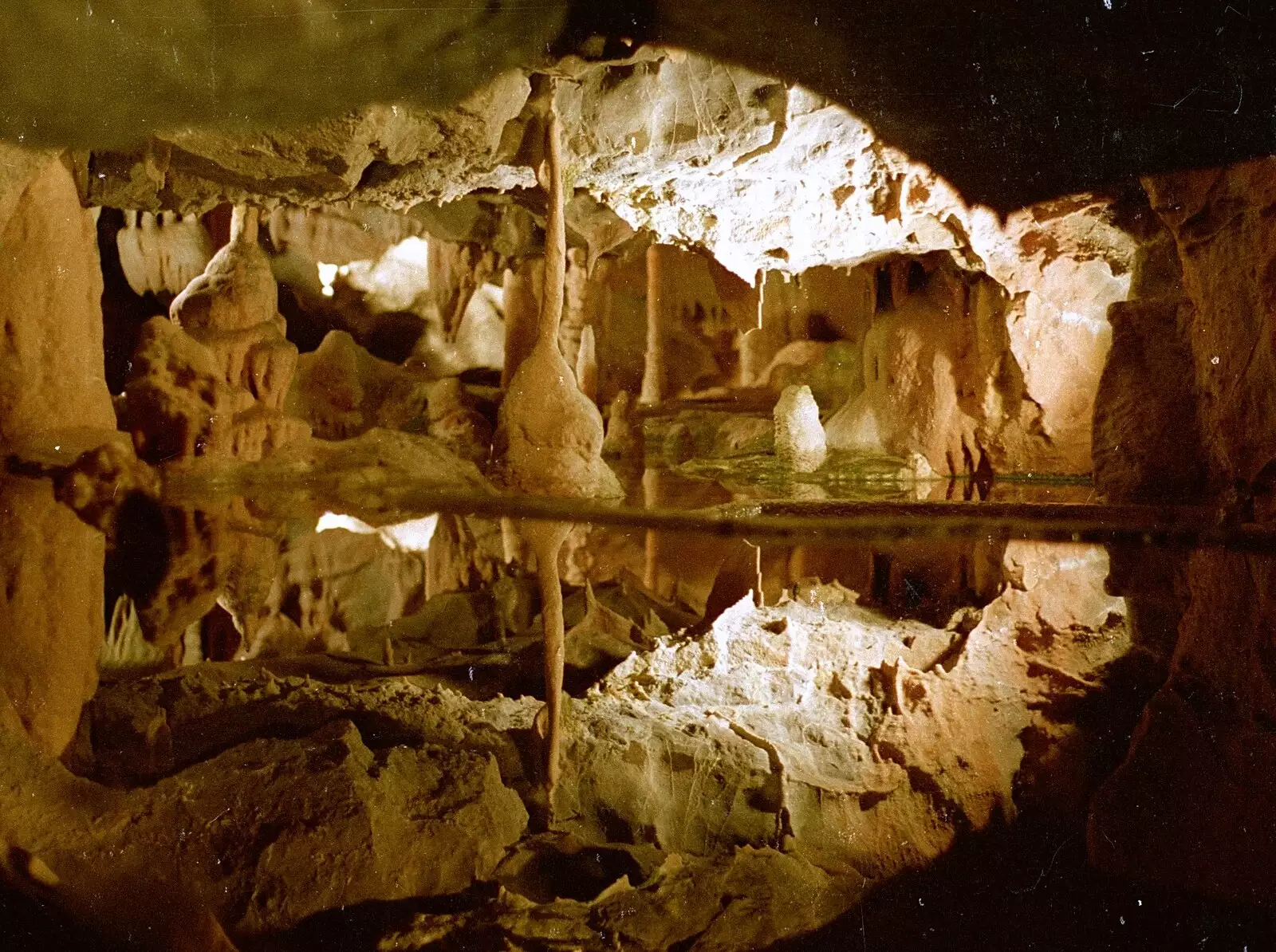 Mirrored reflections, from Uni: Back at Poly and a Trip to Cheddar Gorge, Somerset and Plymouth - 2nd October 1986