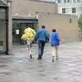 Frank, Ed and Barbara leg into the Students' Union, Uni: Back at Poly and a Trip to Cheddar Gorge, Somerset and Plymouth - 2nd October 1986