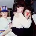 A bundle at the bottom of the stairs, Uni: Simon Read's Party, North Road East, Plymouth - 10th October 1986