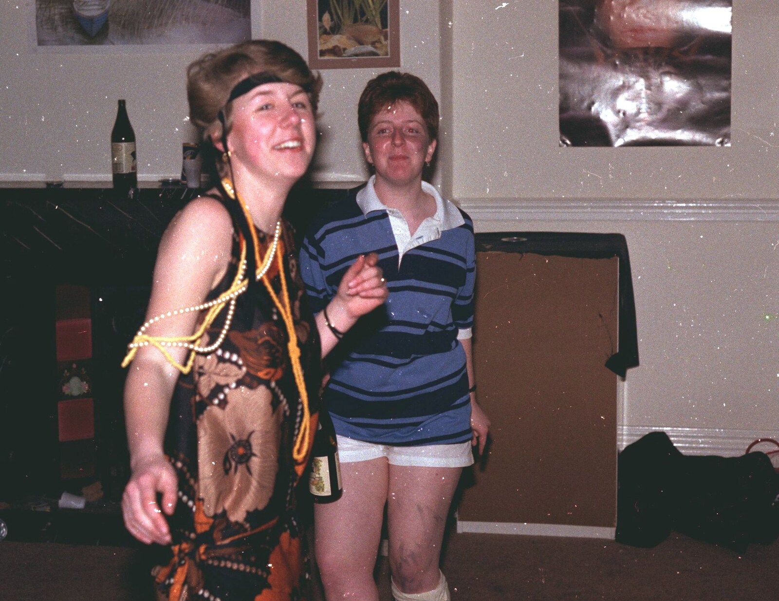 Zoe has a 1920s bop from Uni: Simon Read's Party, North Road East, Plymouth - 10th October 1986