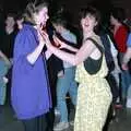 The party's protagonist, in the yellow dress, Uni: A Party in Snobs Nightclub, Mayflower Street, Plymouth - 18th October 1986