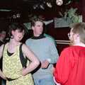 Party Girl looks over, Uni: A Party in Snobs Nightclub, Mayflower Street, Plymouth - 18th October 1986