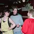 Party Girl looks over, Uni: A Party in Snobs Nightclub, Mayflower Street, Plymouth - 18th October 1986