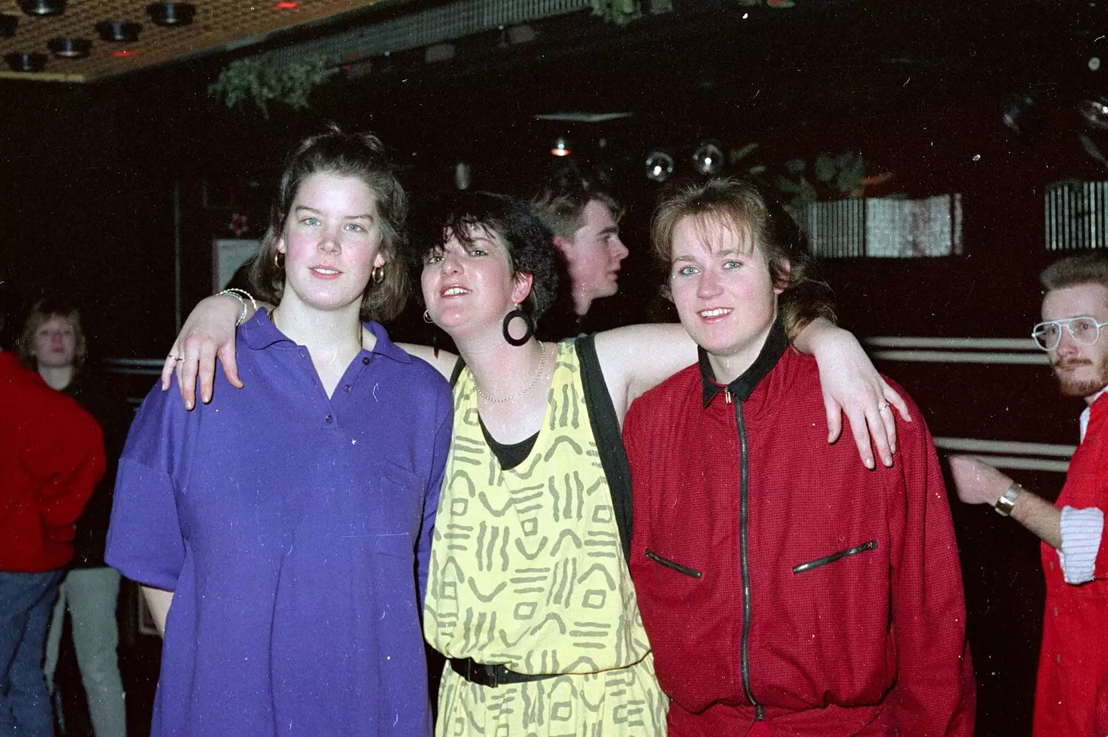 Party girls, from Uni: A Party in Snobs Nightclub, Mayflower Street, Plymouth - 18th October 1986