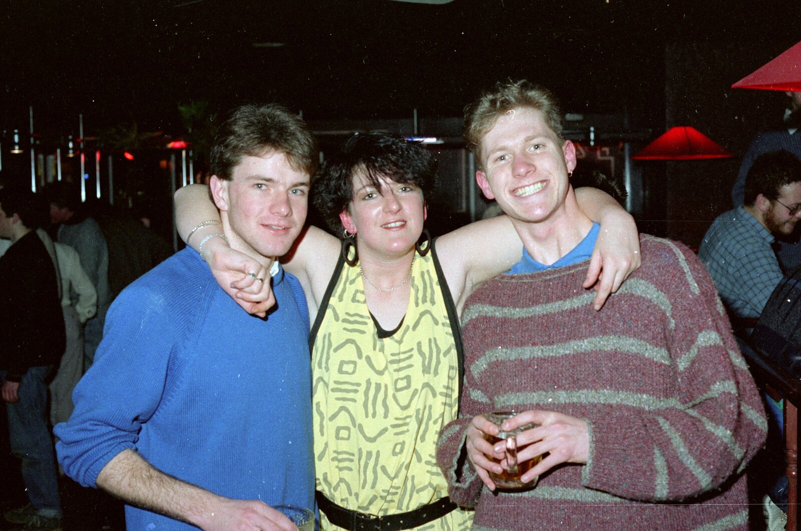 A couple more guests from Uni: A Party in Snobs Nightclub, Mayflower Street, Plymouth - 18th October 1986