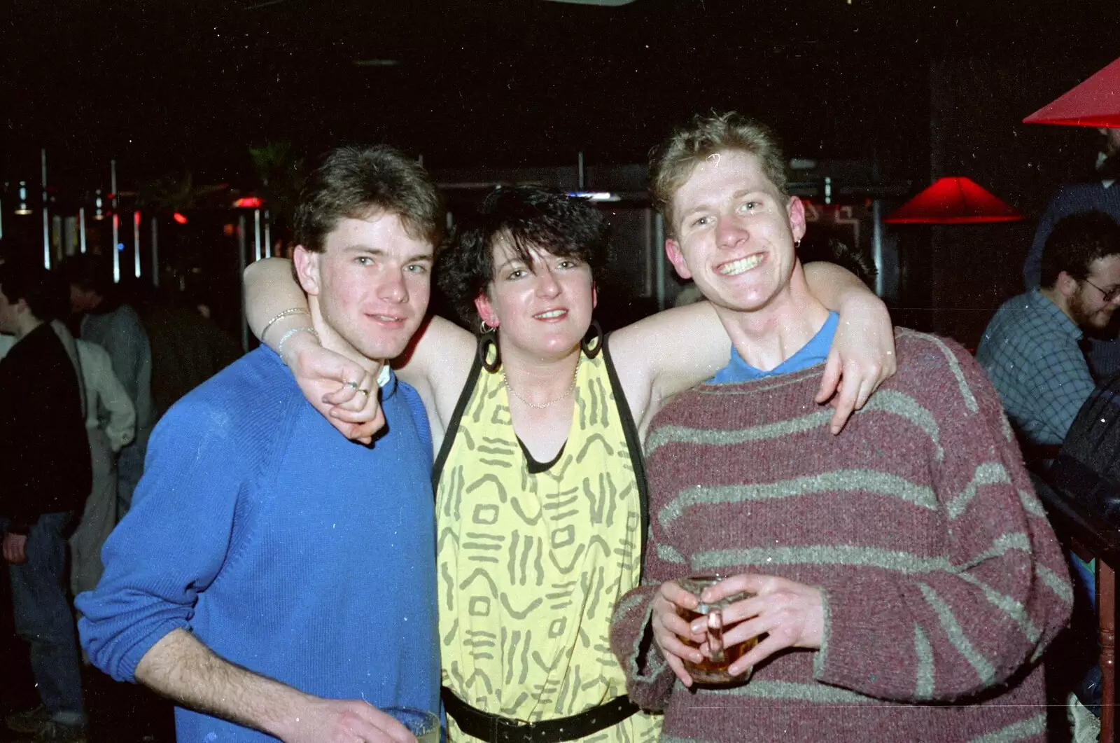 A couple more guests, from Uni: A Party in Snobs Nightclub, Mayflower Street, Plymouth - 18th October 1986