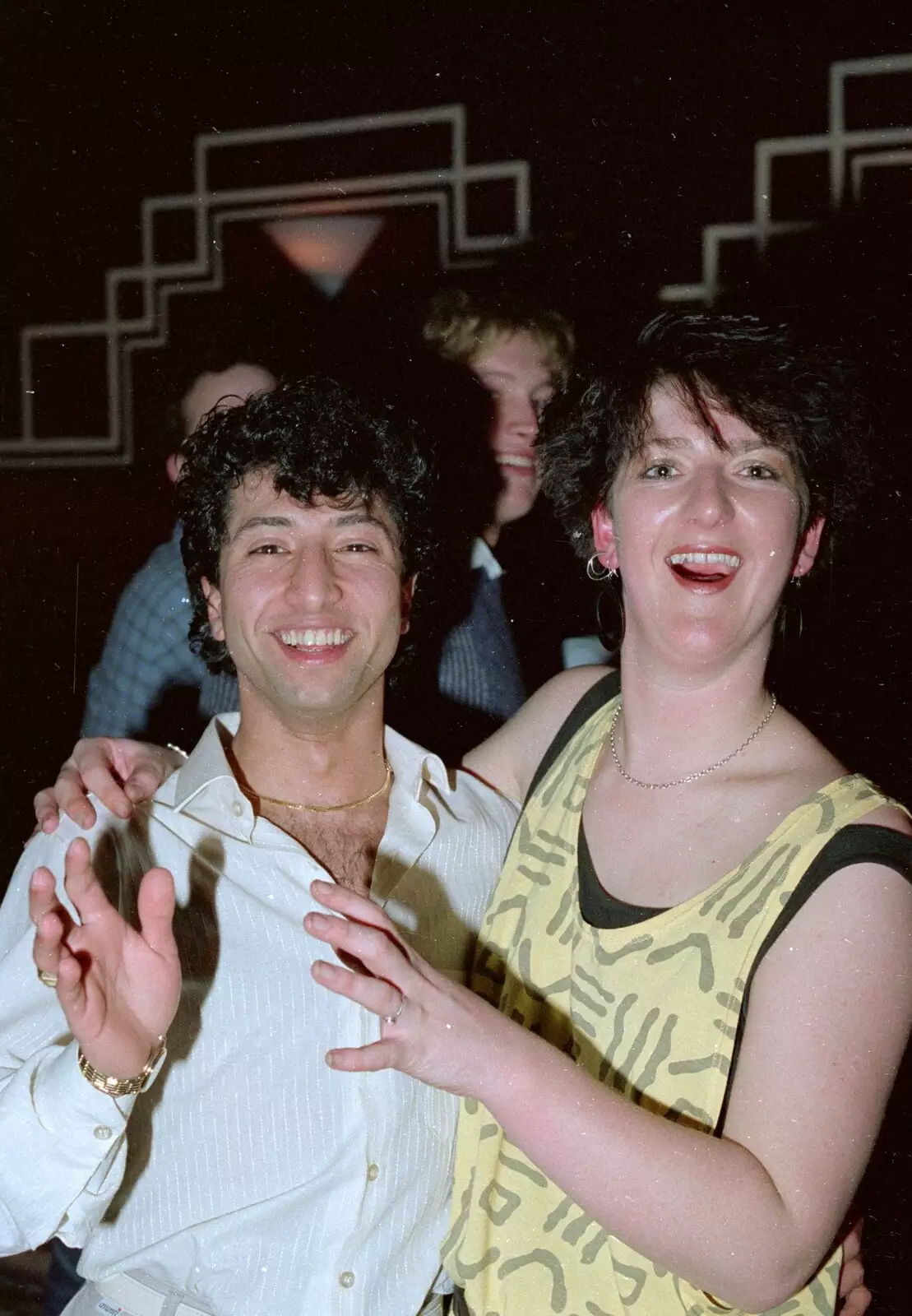 A bit of waving, from Uni: A Party in Snobs Nightclub, Mayflower Street, Plymouth - 18th October 1986