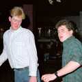 Caught mid-dance, Uni: A Party in Snobs Nightclub, Mayflower Street, Plymouth - 18th October 1986