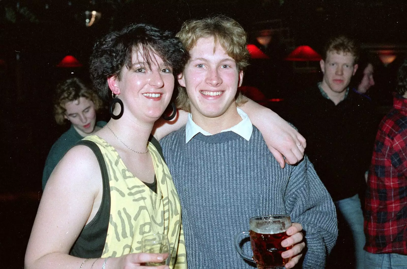 Cheers in a pint mug, from Uni: A Party in Snobs Nightclub, Mayflower Street, Plymouth - 18th October 1986