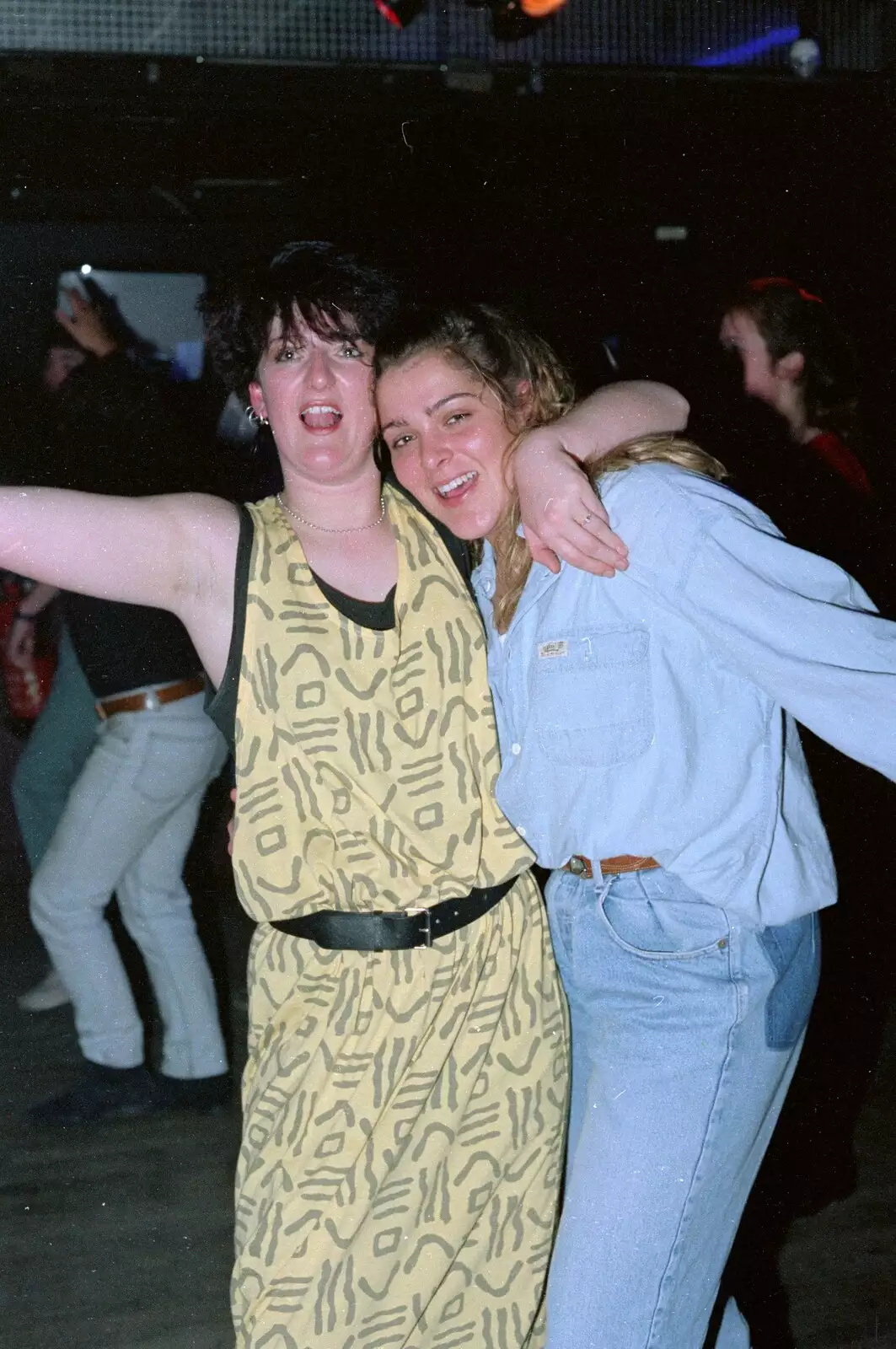 Someone else gts a photo op, from Uni: A Party in Snobs Nightclub, Mayflower Street, Plymouth - 18th October 1986