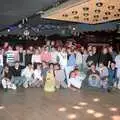 A group photo, Uni: A Party in Snobs Nightclub, Mayflower Street, Plymouth - 18th October 1986