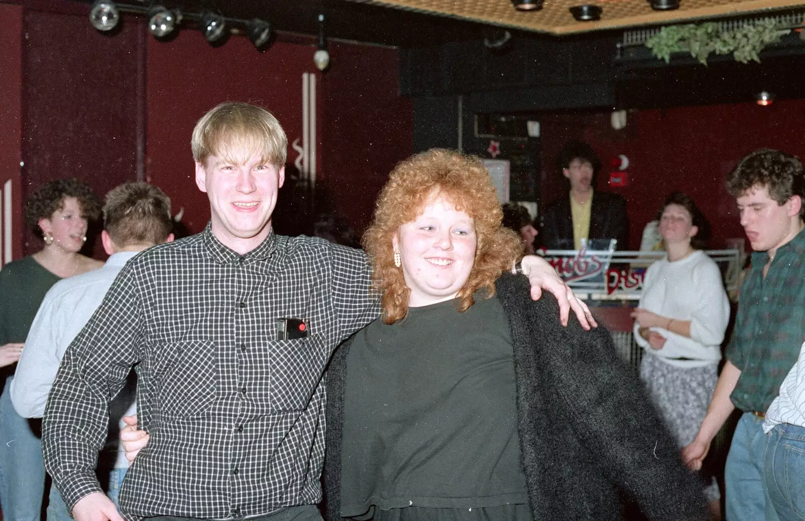 Black and white checks, from Uni: A Party in Snobs Nightclub, Mayflower Street, Plymouth - 18th October 1986