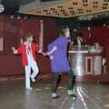 Dancing with a fag on, Uni: A Party in Snobs Nightclub, Mayflower Street, Plymouth - 18th October 1986
