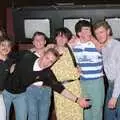 Someone with an on-trend Gallini top, Uni: A Party in Snobs Nightclub, Mayflower Street, Plymouth - 18th October 1986