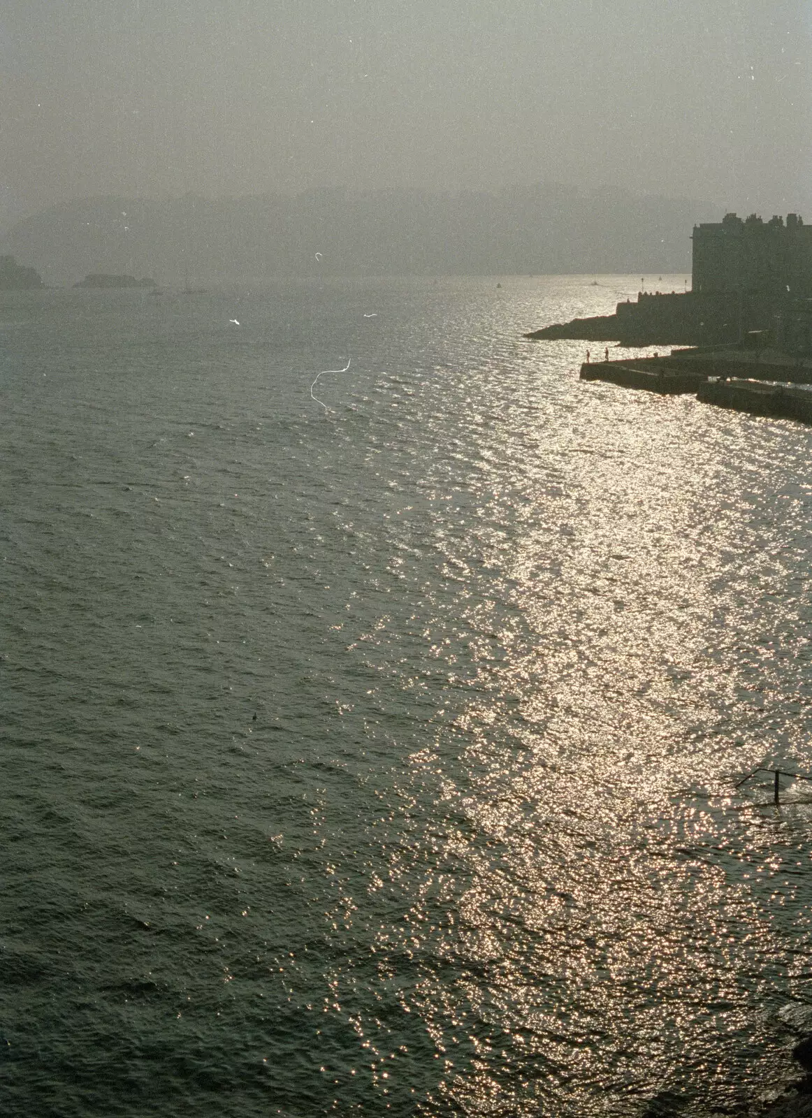 West Hoe, from Uni: A Plymouth Hoe Kickabout, Plymouth, Devon - 20th October 1986