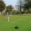 Riki skies the ball, Uni: A Plymouth Hoe Kickabout, Plymouth, Devon - 20th October 1986