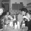 Various drinks and flavourings are on the table, Uni: The Plymouth Polytechnic Satique Project, Salcombe and Plymouth - 10th November 1986