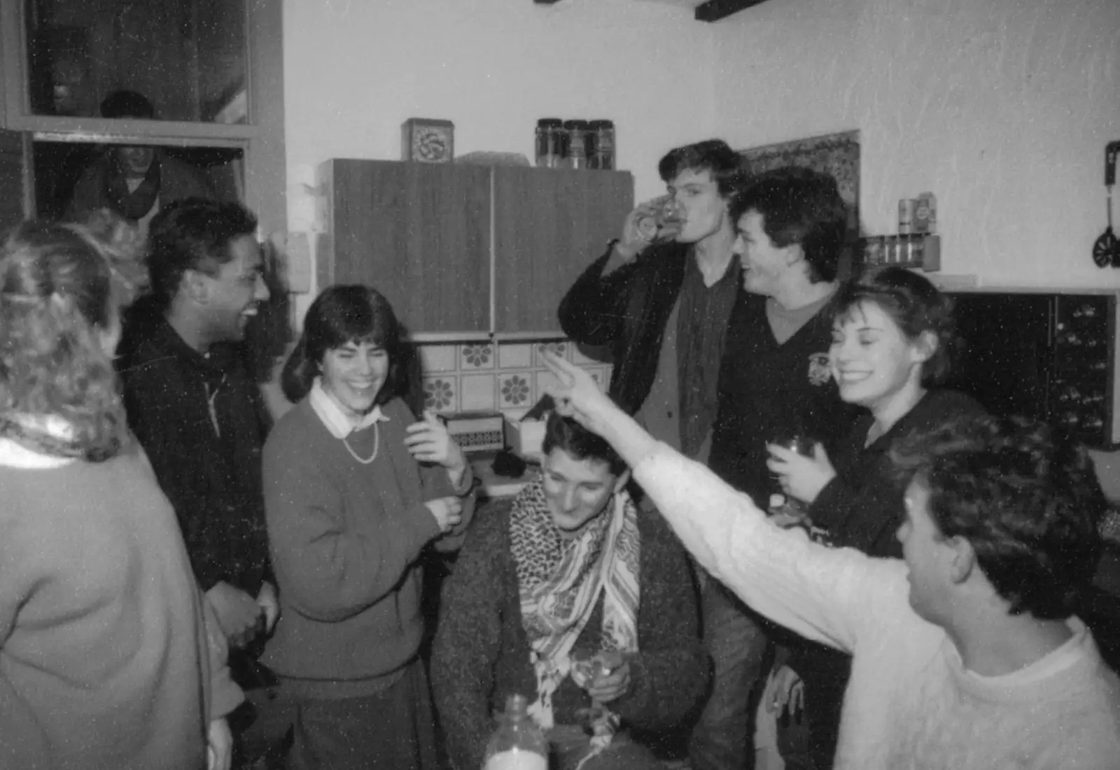 It's become quite the party, from Uni: The Plymouth Polytechnic Satique Project, Salcombe and Plymouth - 10th November 1986