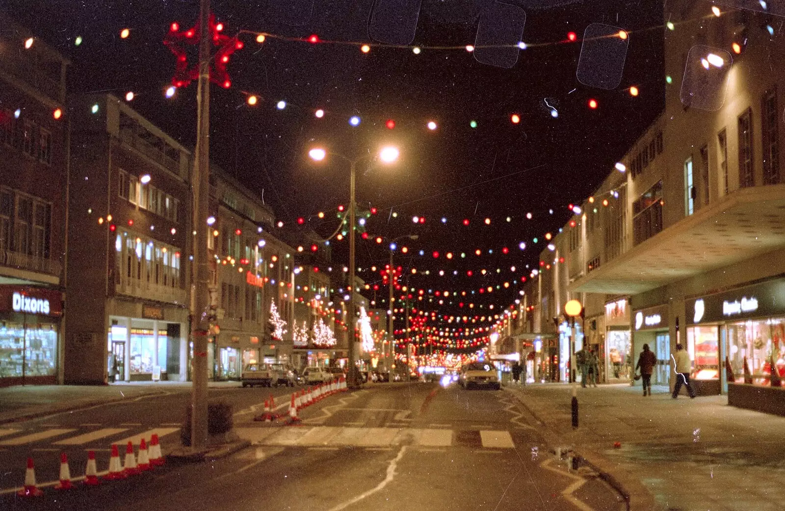 New George Street in Plymouth, from A Bit of Bracken Way Pre-Christmas, Walkford, Dorset - 24th December 1986