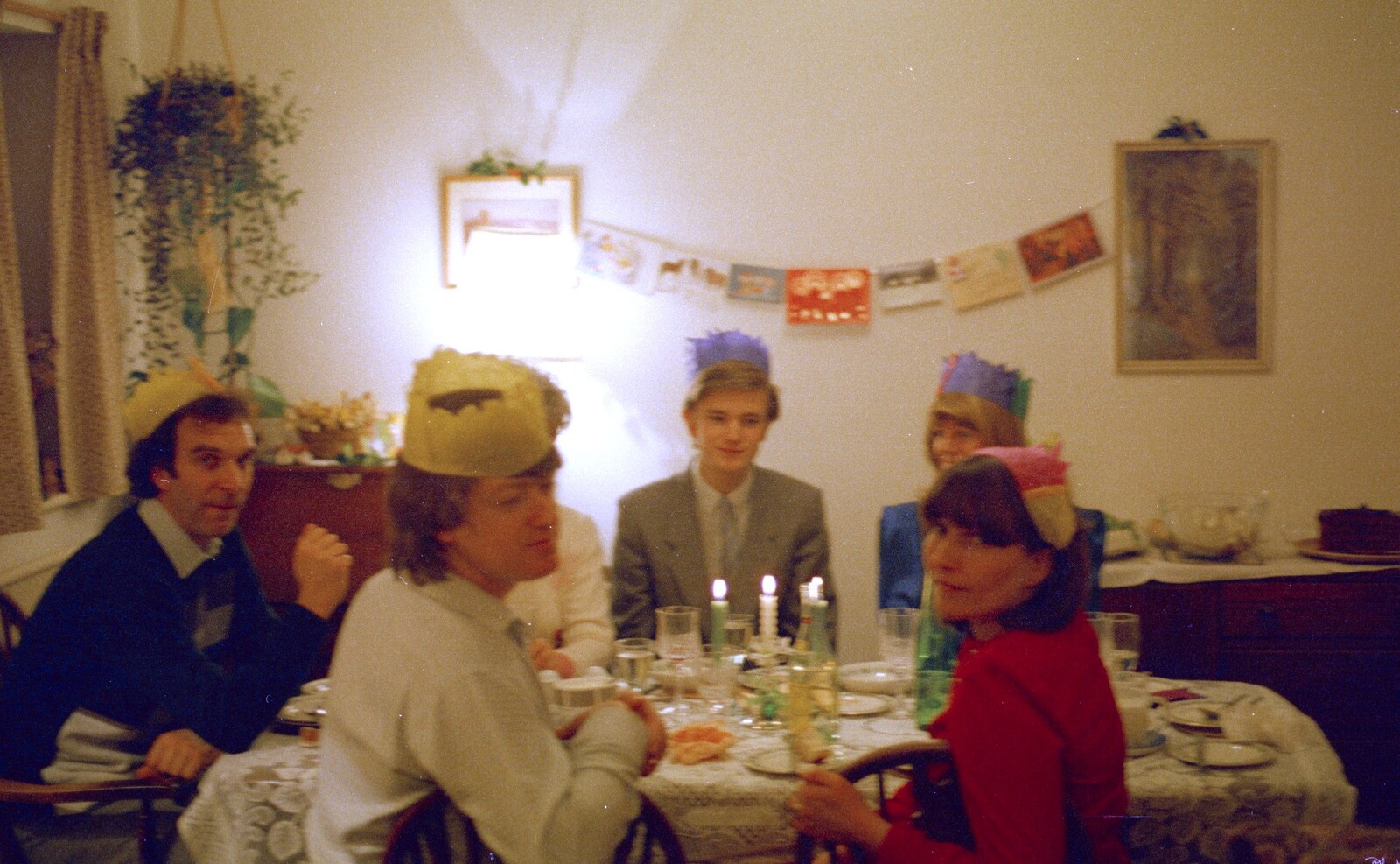 Nosher at the back from Christmas with Neil and Caroline, Burton, Dorset - 25th December 1986