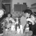 Various drinks and flavourings are on the table, Uni: The Satique Project, Salcombe and Plymouth - 15th January 1987