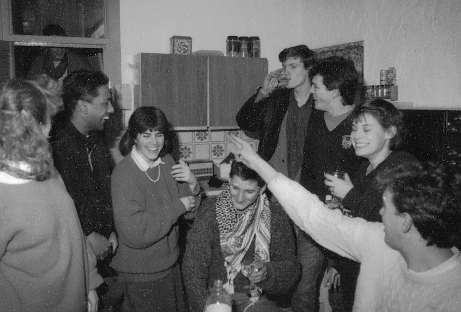 It's become quite the party, from Uni: The Satique Project, Salcombe and Plymouth - 15th January 1987